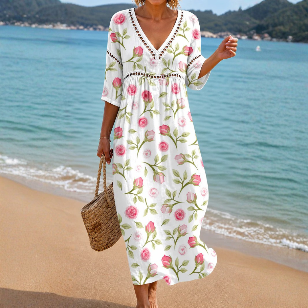 Althea - Soft Summer Midi Dress