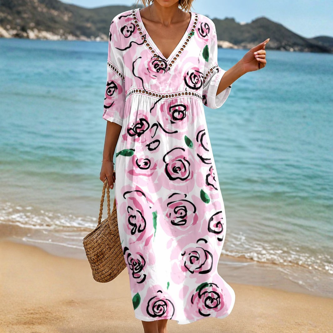 Bianca - Flowing Midi Dress Signature