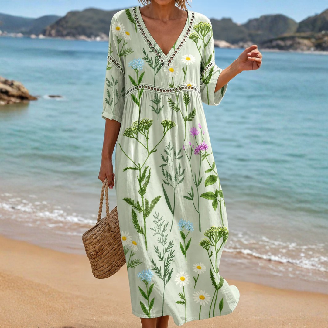 Evie - Versatile Flowing Midi Dress