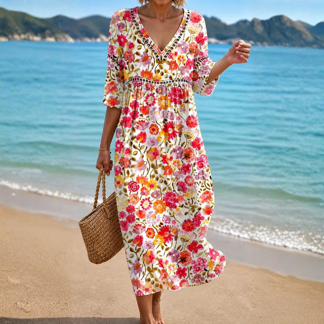 Ivy - Fluid Midi Dress Signature