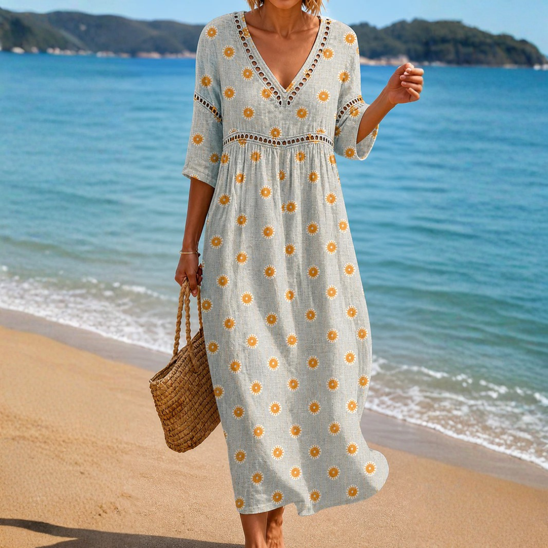 Xenia - Flowing Midi Dress